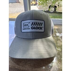Glock Patch Gray Mesh Snapback Hat-AS4140